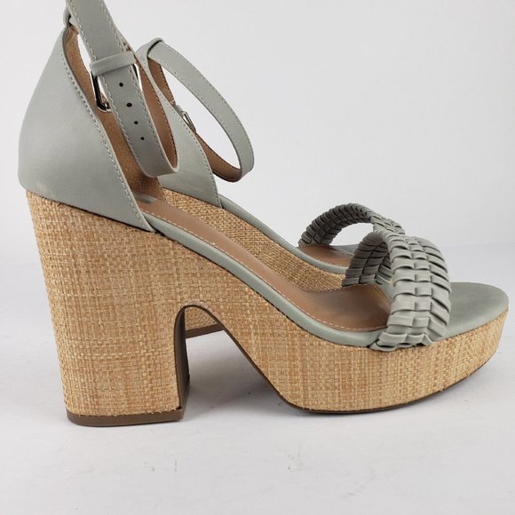 DV by Dolce Vita Women's Coda Ankle Strap Open Toe Platform Sandals Sage 11 - Picture 2 of 14